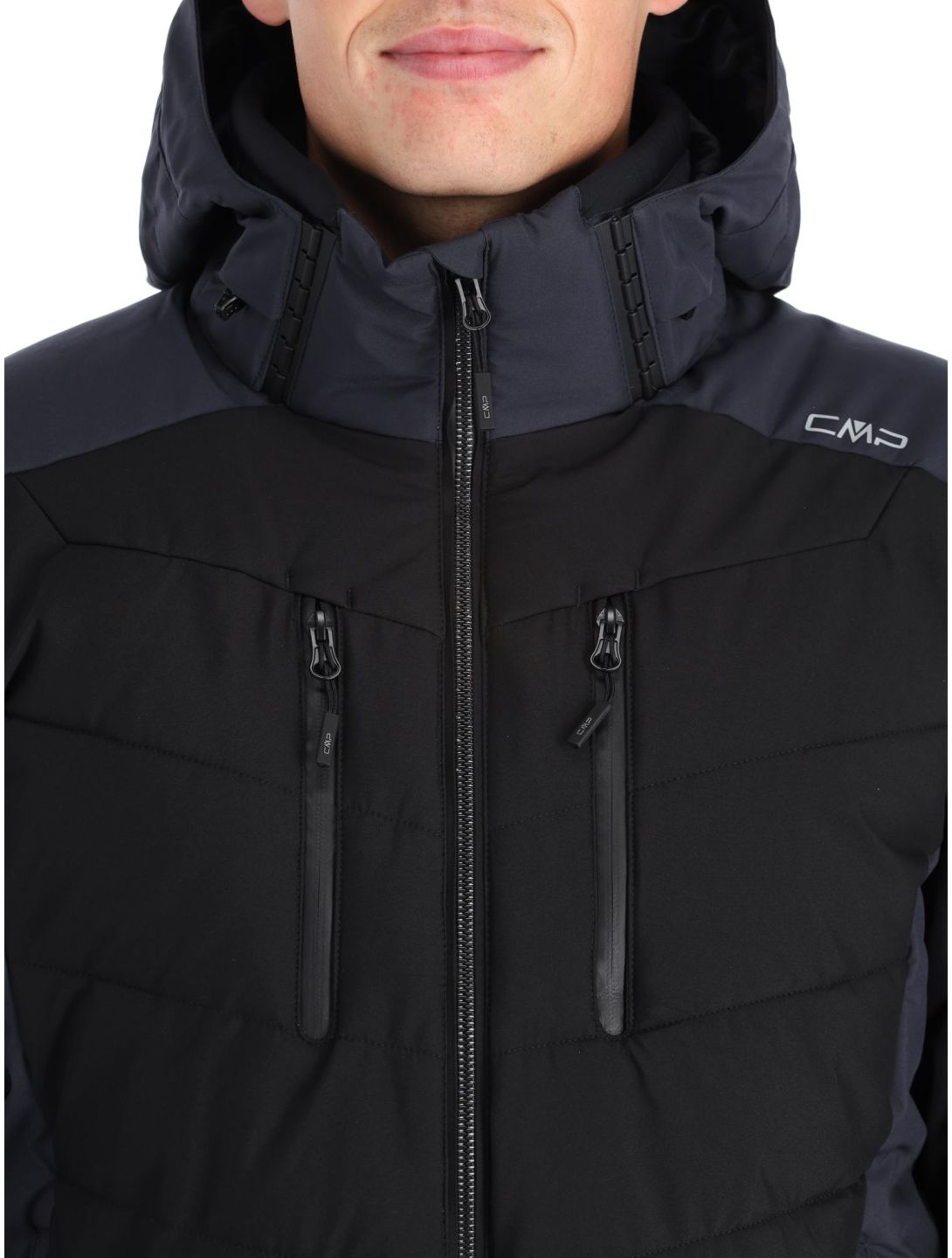 CMP, 33W0837 ski jacket men Black black, grey 