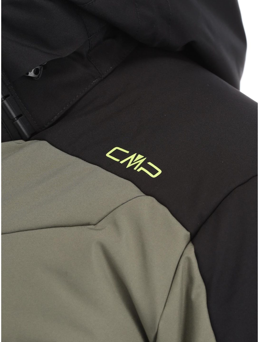 CMP, 33W0837 ski jacket men Kaki black, green 