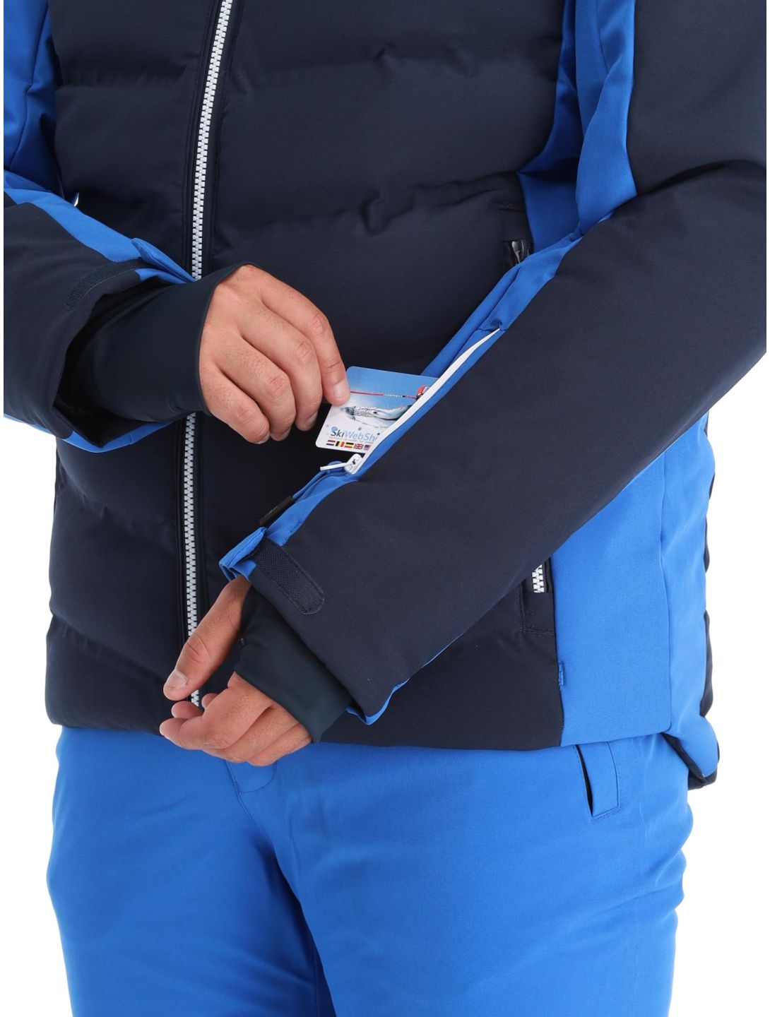 CMP, 33W0887 ski jacket men Black Blue blue 