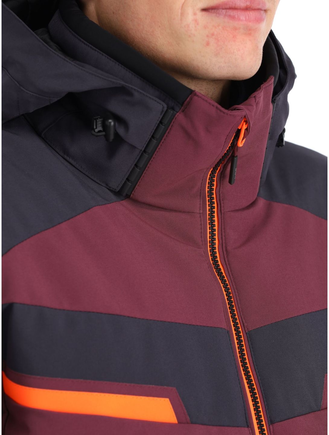 CMP, 33W0887 ski jacket men Burgundy burgundy 