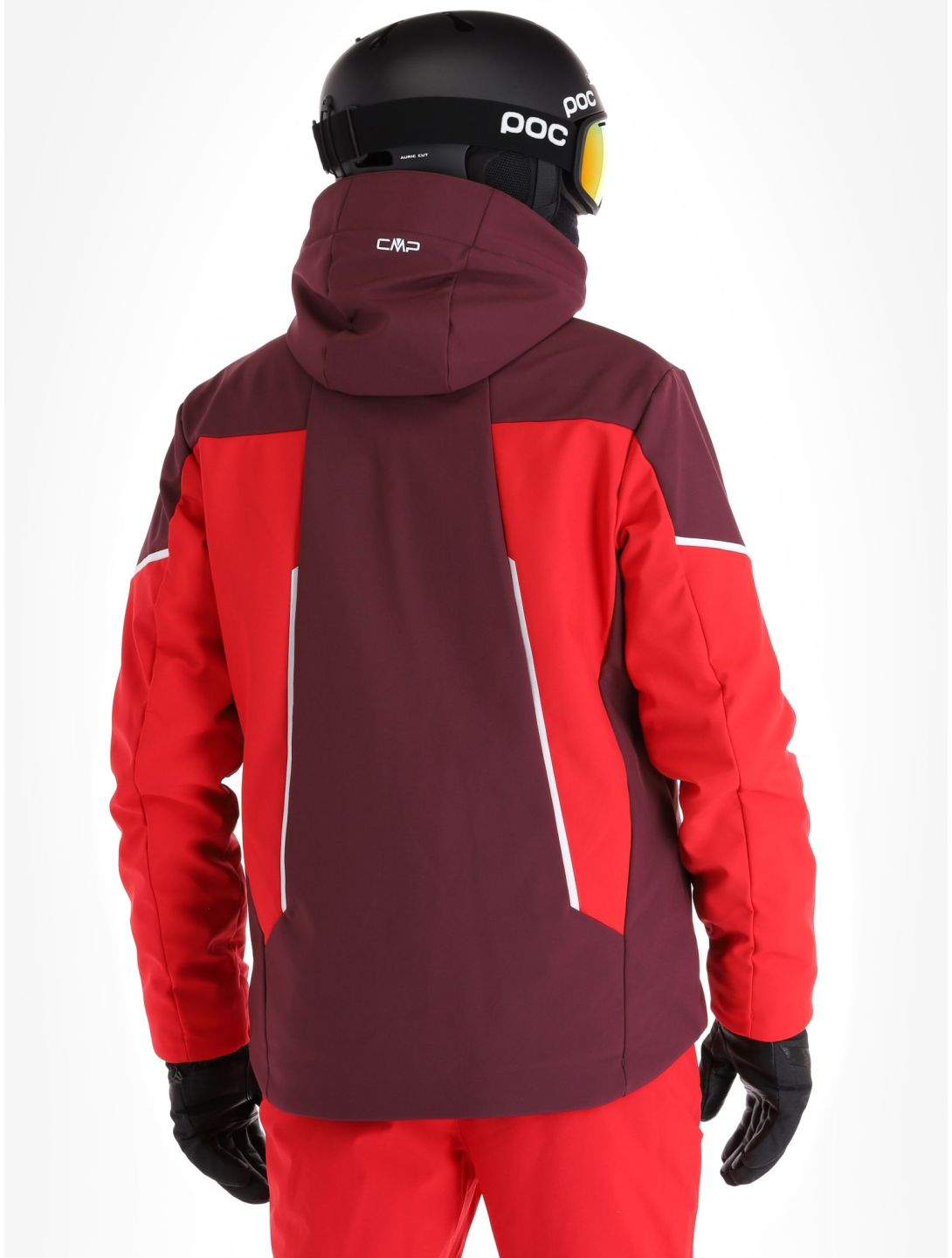 CMP, 33W0897 softshell ski jacket men Ferrari red 