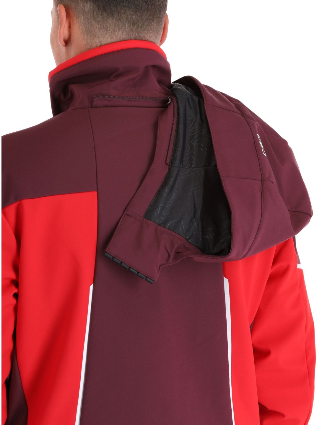 CMP, 33W0897 softshell ski jacket men Ferrari red 