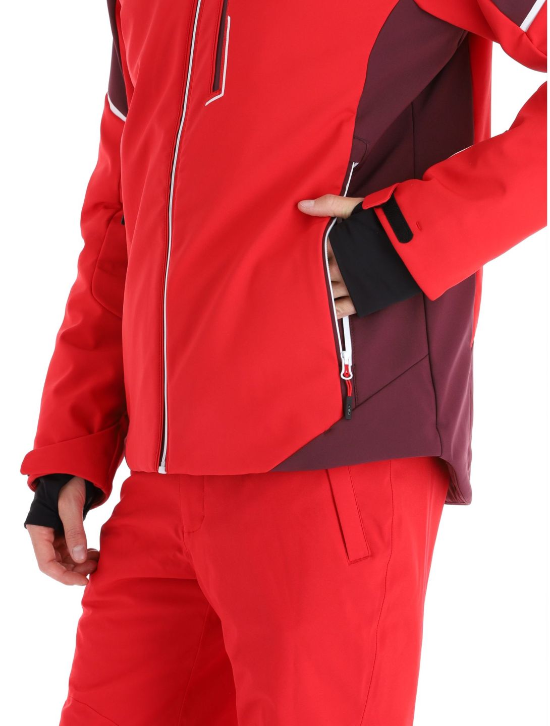 CMP, 33W0897 softshell ski jacket men Ferrari red 