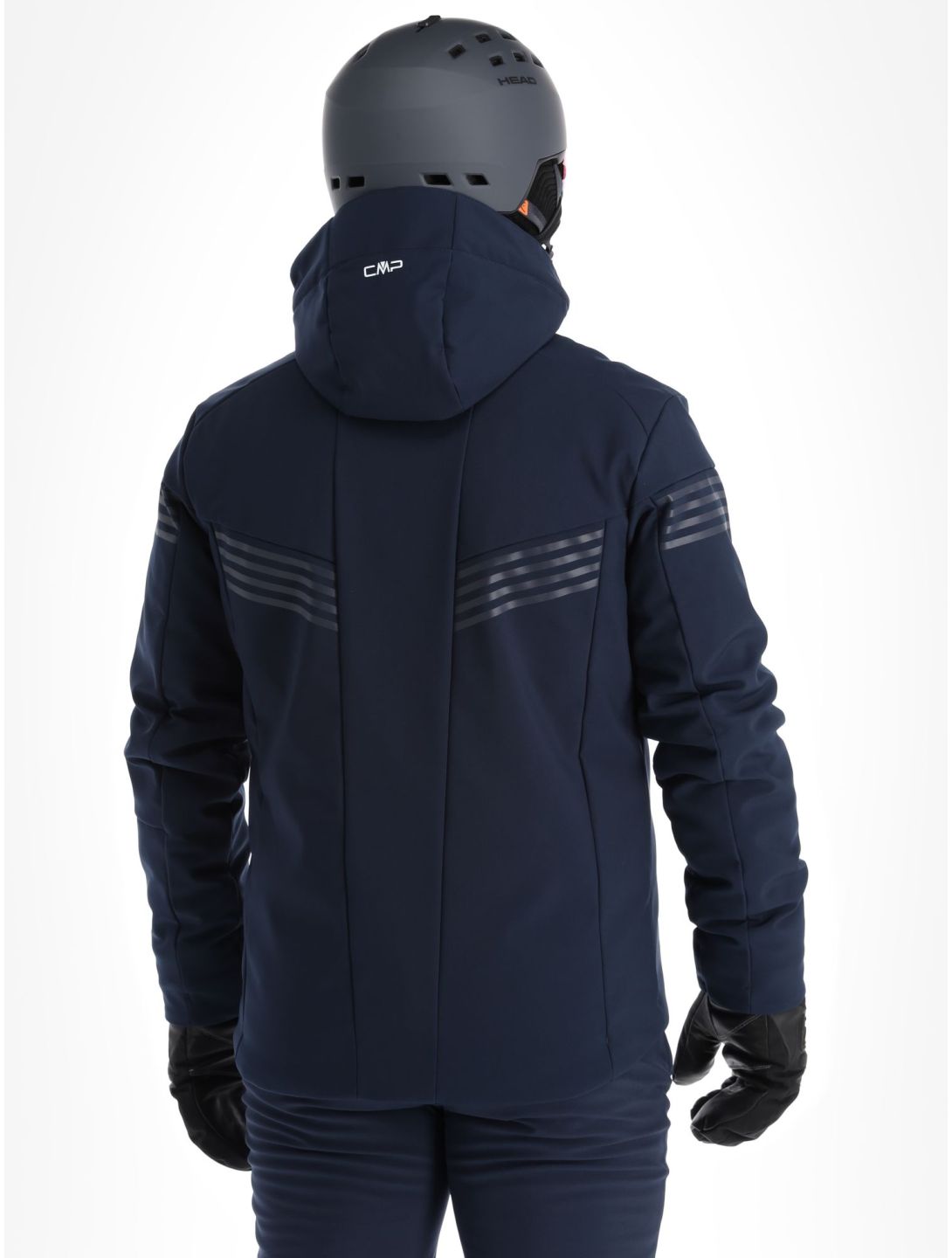 CMP, 33W0967 softshell ski jacket men Dark Blue blue