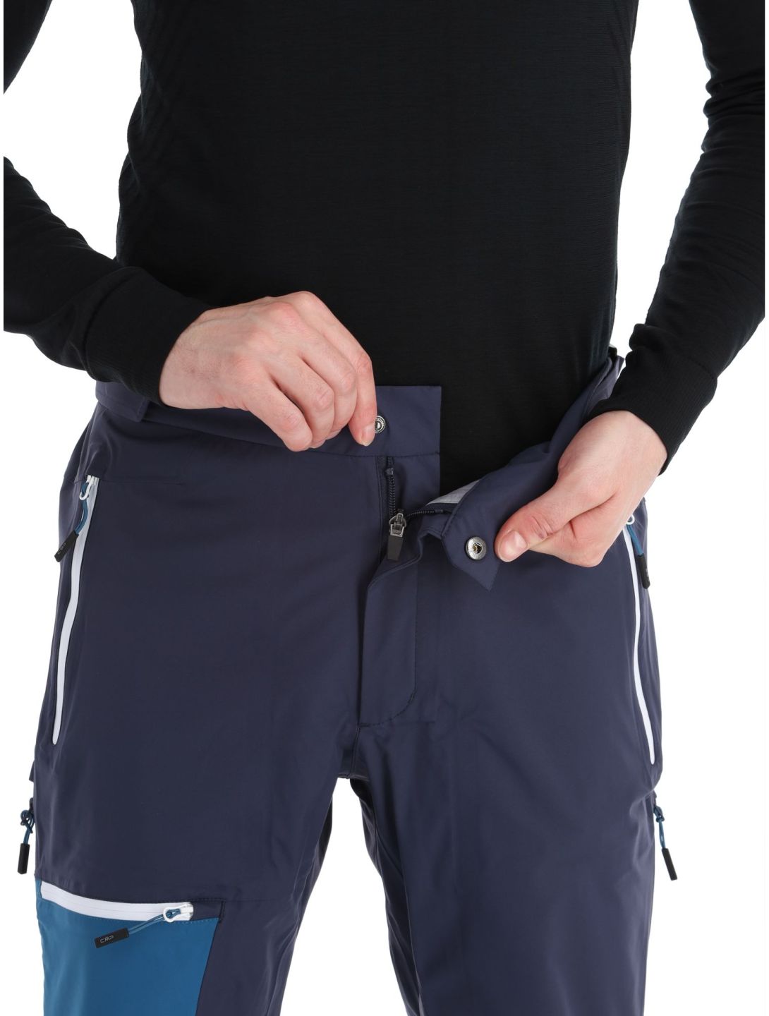 CMP, 33W2887 hardshell ski pants men B.Blue Petrol blue 