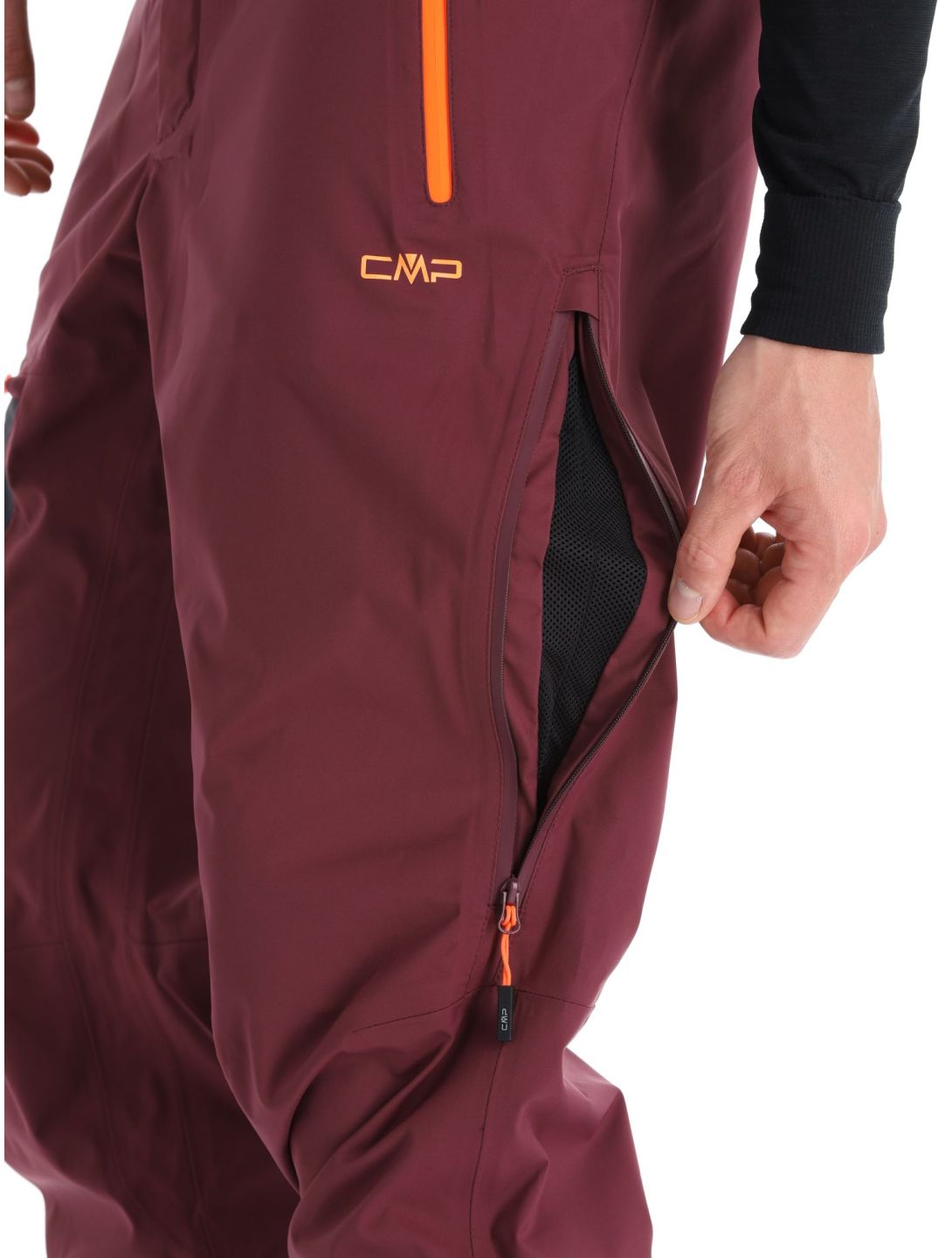 CMP, 33W2887 hardshell ski pants men Burgundy burgundy 