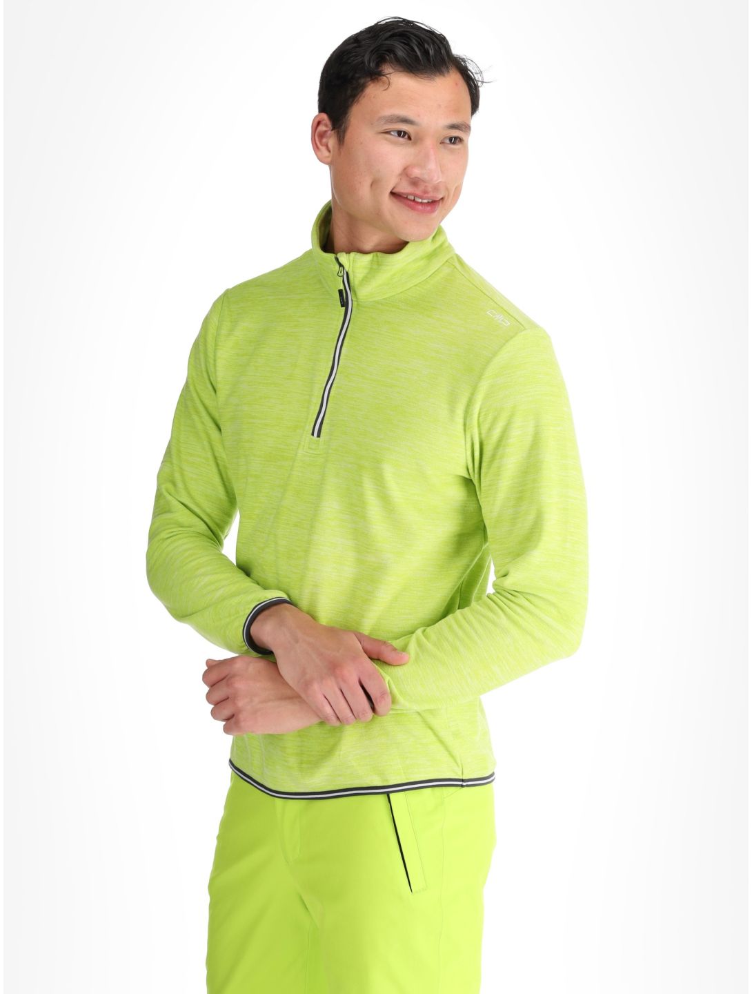 CMP, 34G4897 pullover men Acid Melange green 