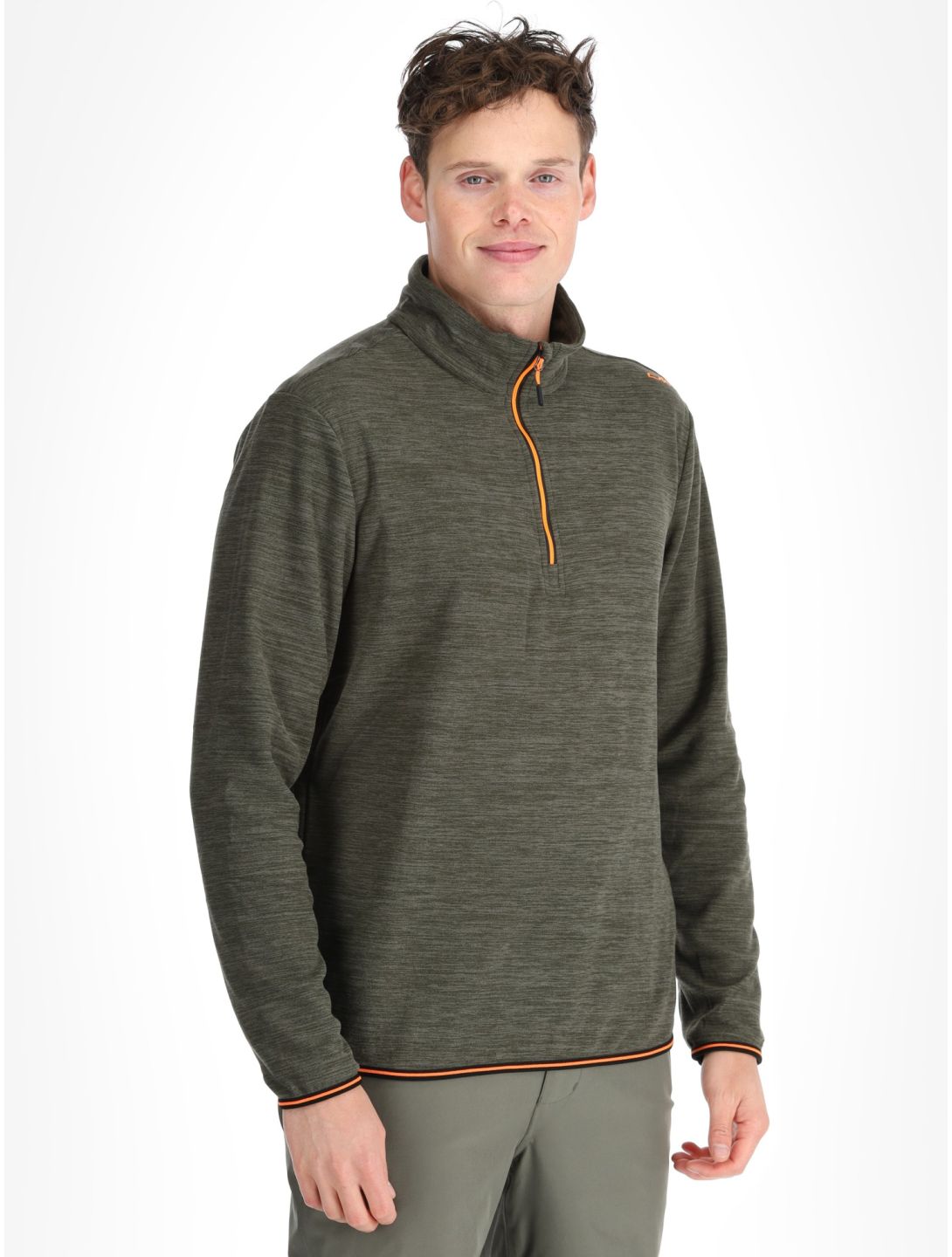 CMP, 34G4897 pullover men Olive Melange green 