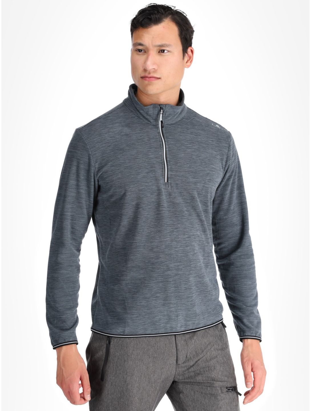 CMP, 34G4897 pullover men Titanium Melange grey 