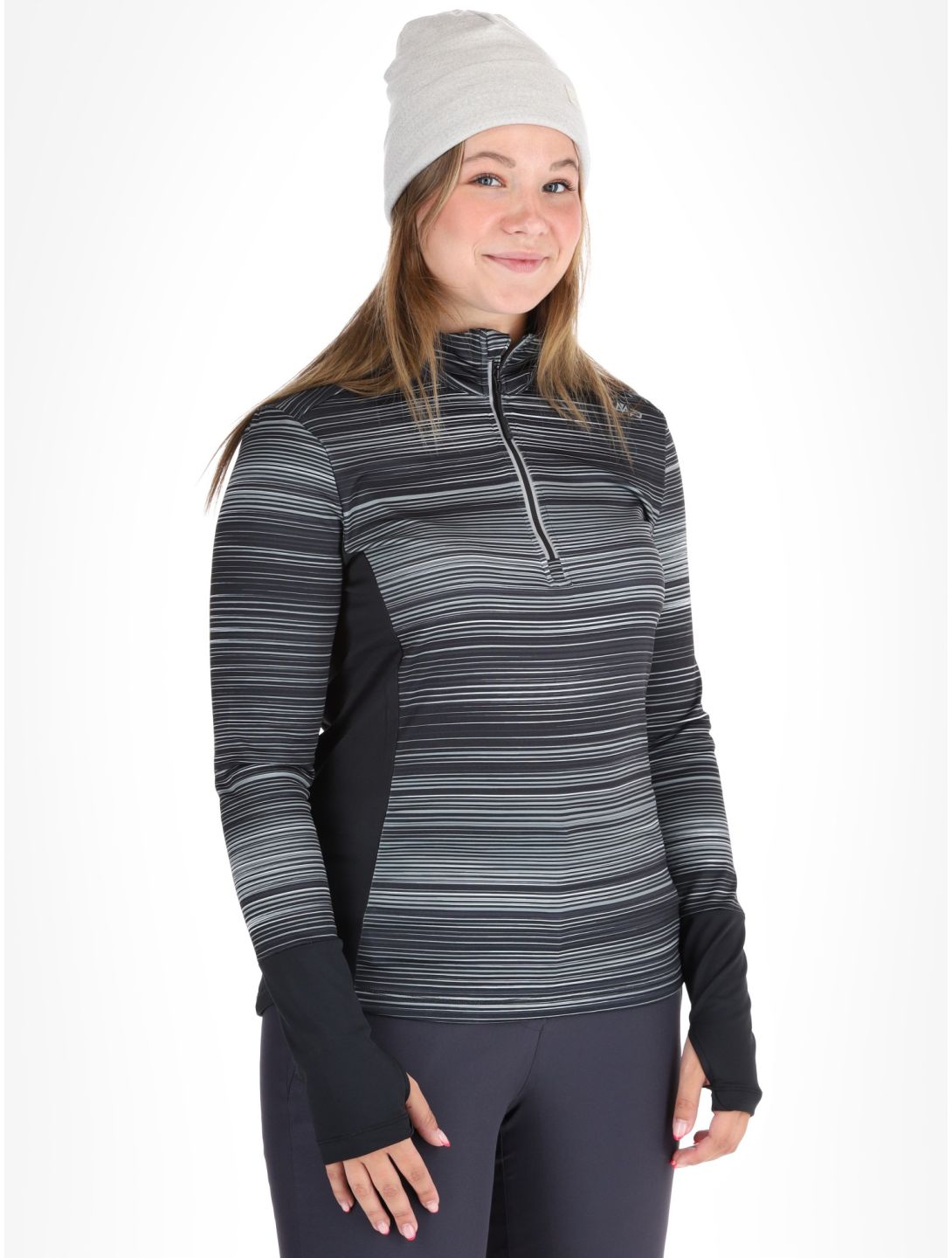 CMP, 34L2096 pullover women Black / Anthracite black, grey 