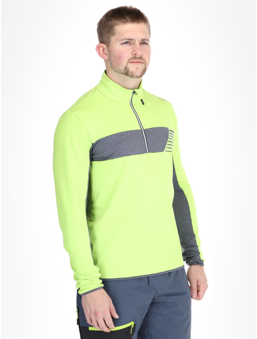 CMP, 34L4137 pullover men Acid green 