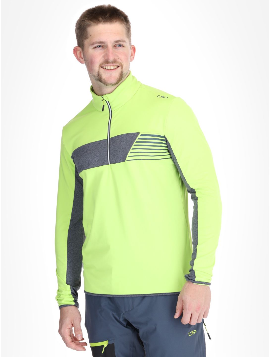 CMP, 34L4137 pullover men Acid green 