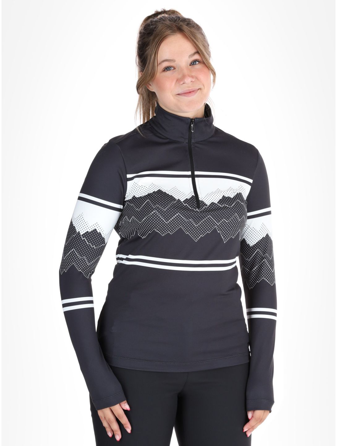 CMP, 34L4216 pullover women Black / White black 