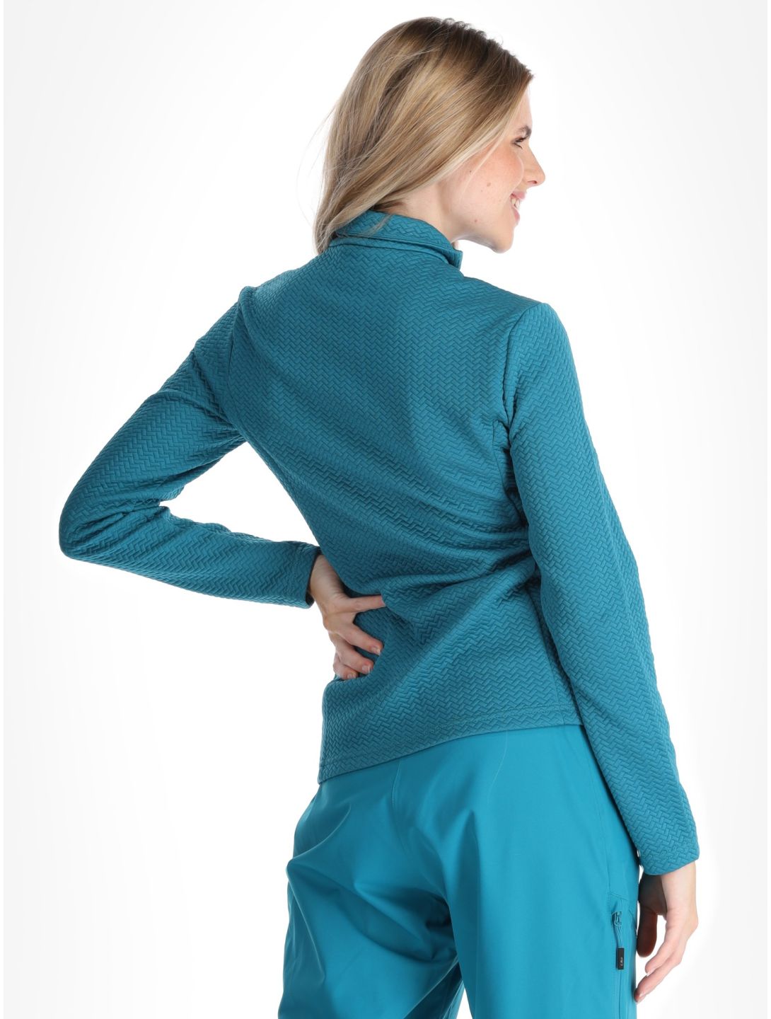 CMP, 34L4226 pullover women Teal green 