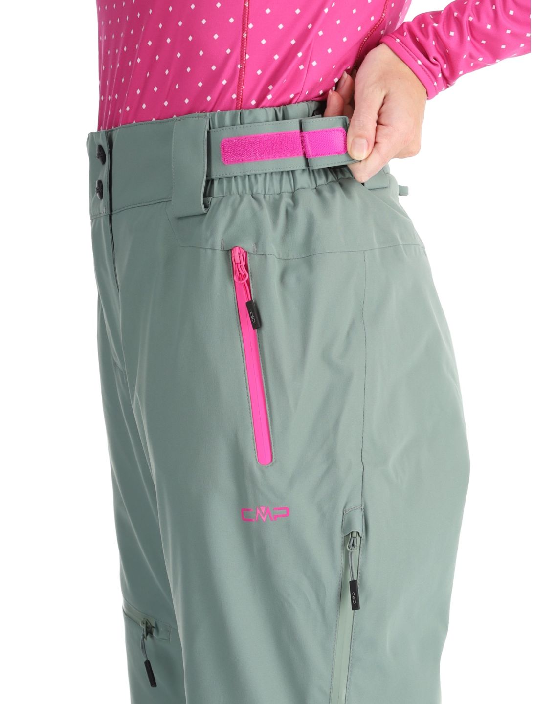 CMP, 34W2046 ski pants women Mineral green 