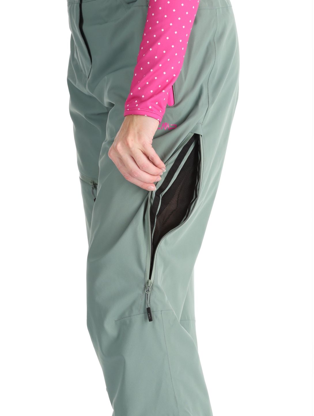 CMP, 34W2046 ski pants women Mineral green 