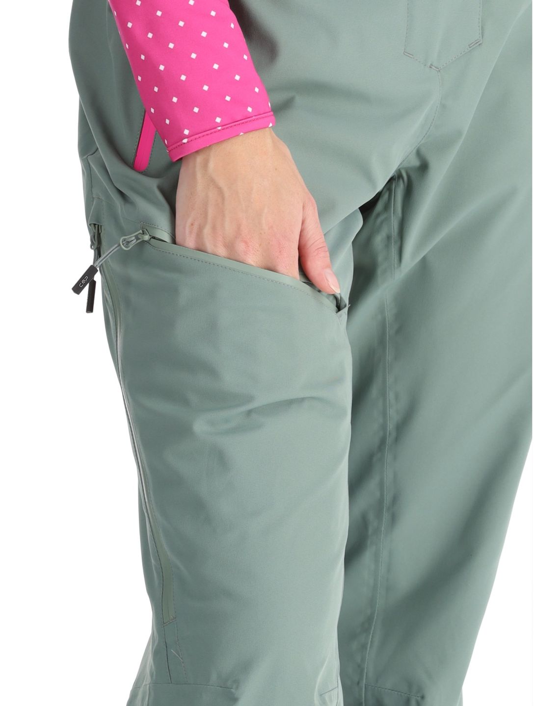 CMP, 34W2046 ski pants women Mineral green 