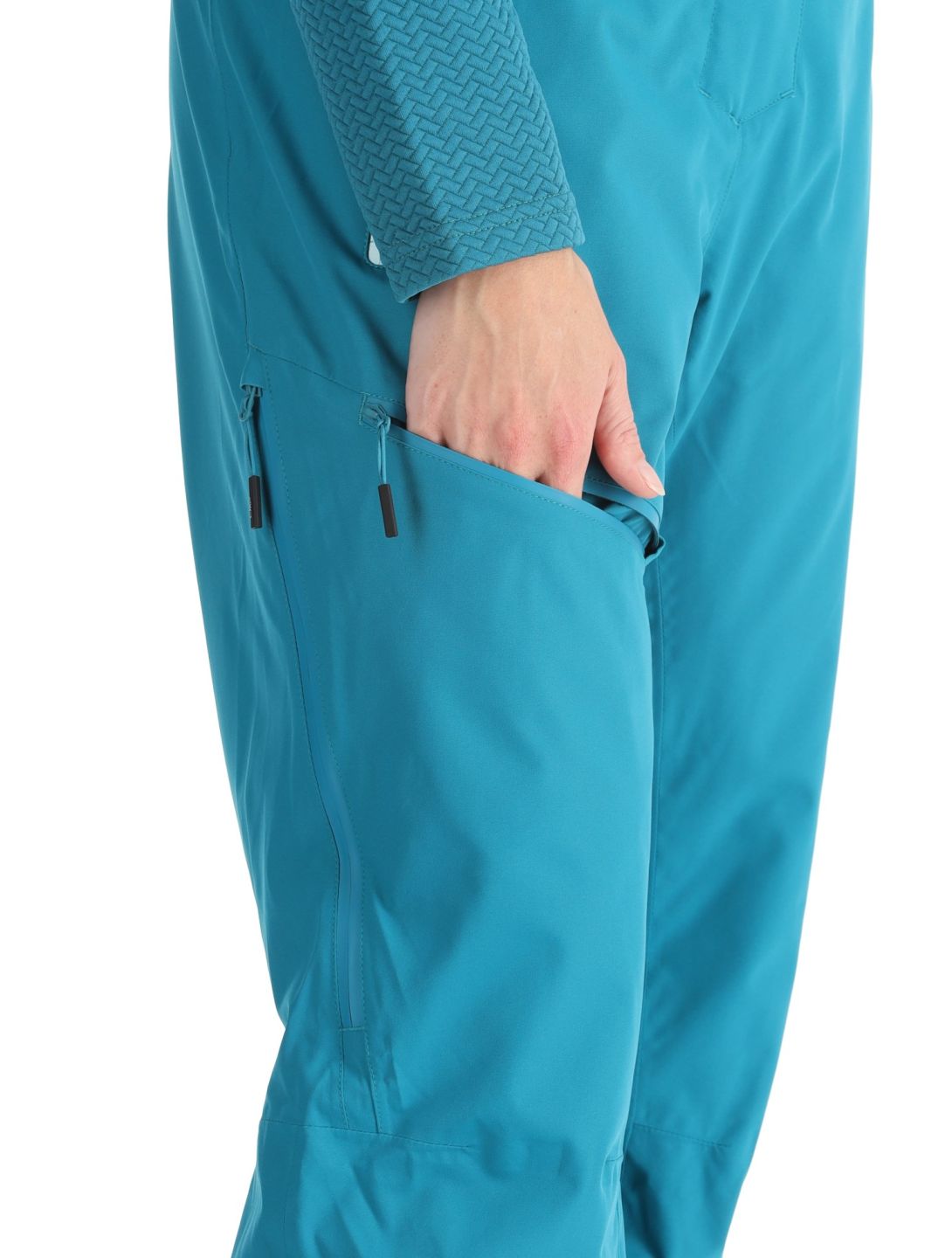 CMP, 34W2046 ski pants women Teal green 