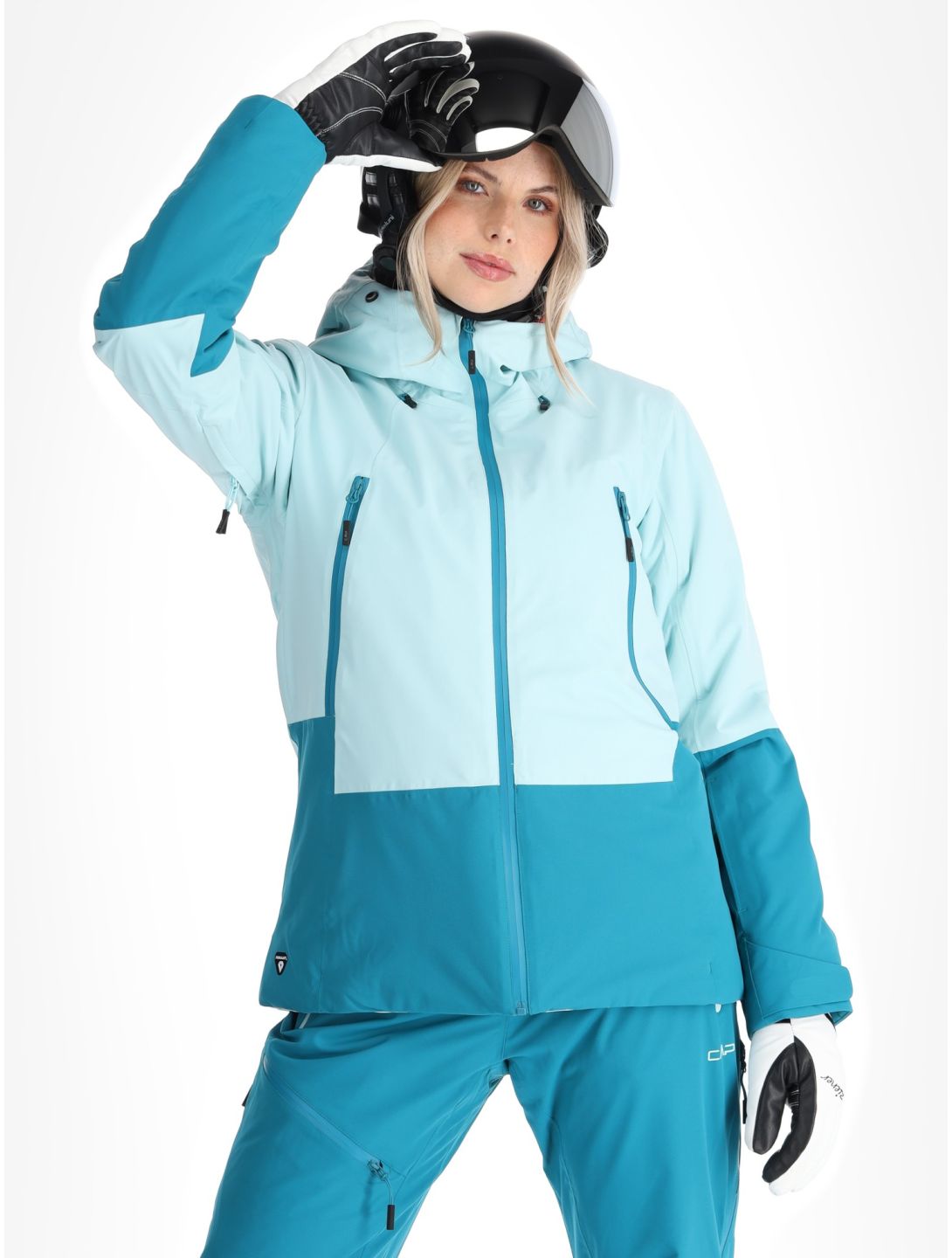 CMP, 34W2506 ski jacket women Aqua blue 