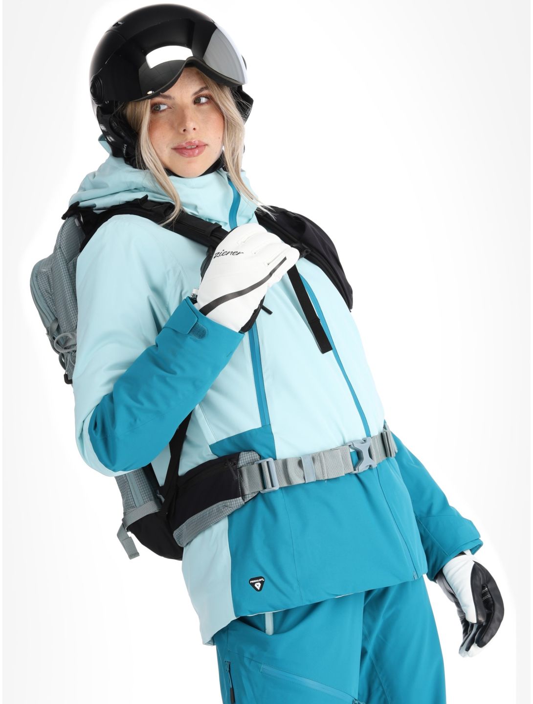 CMP, 34W2506 ski jacket women Aqua blue 