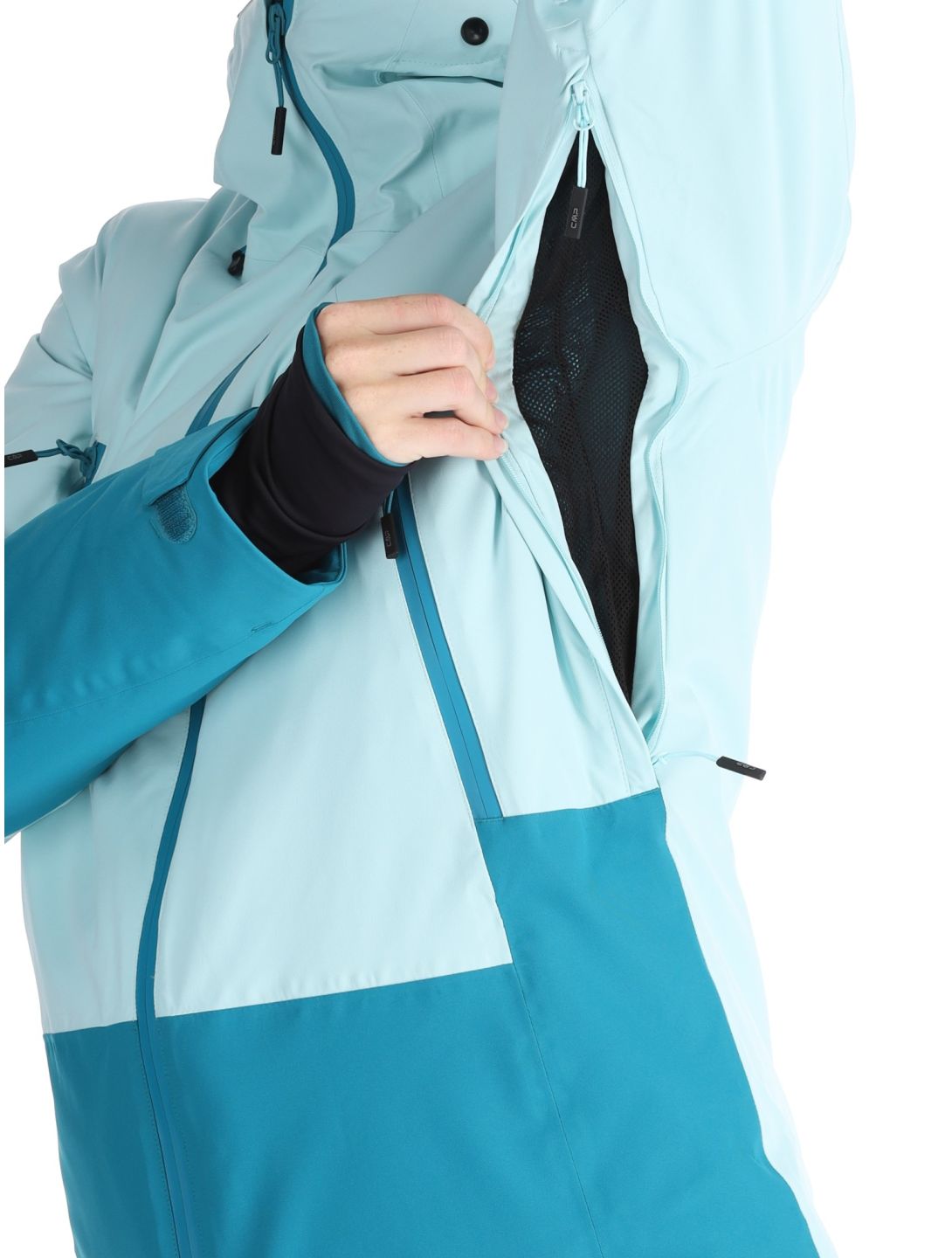 CMP, 34W2506 ski jacket women Aqua blue 