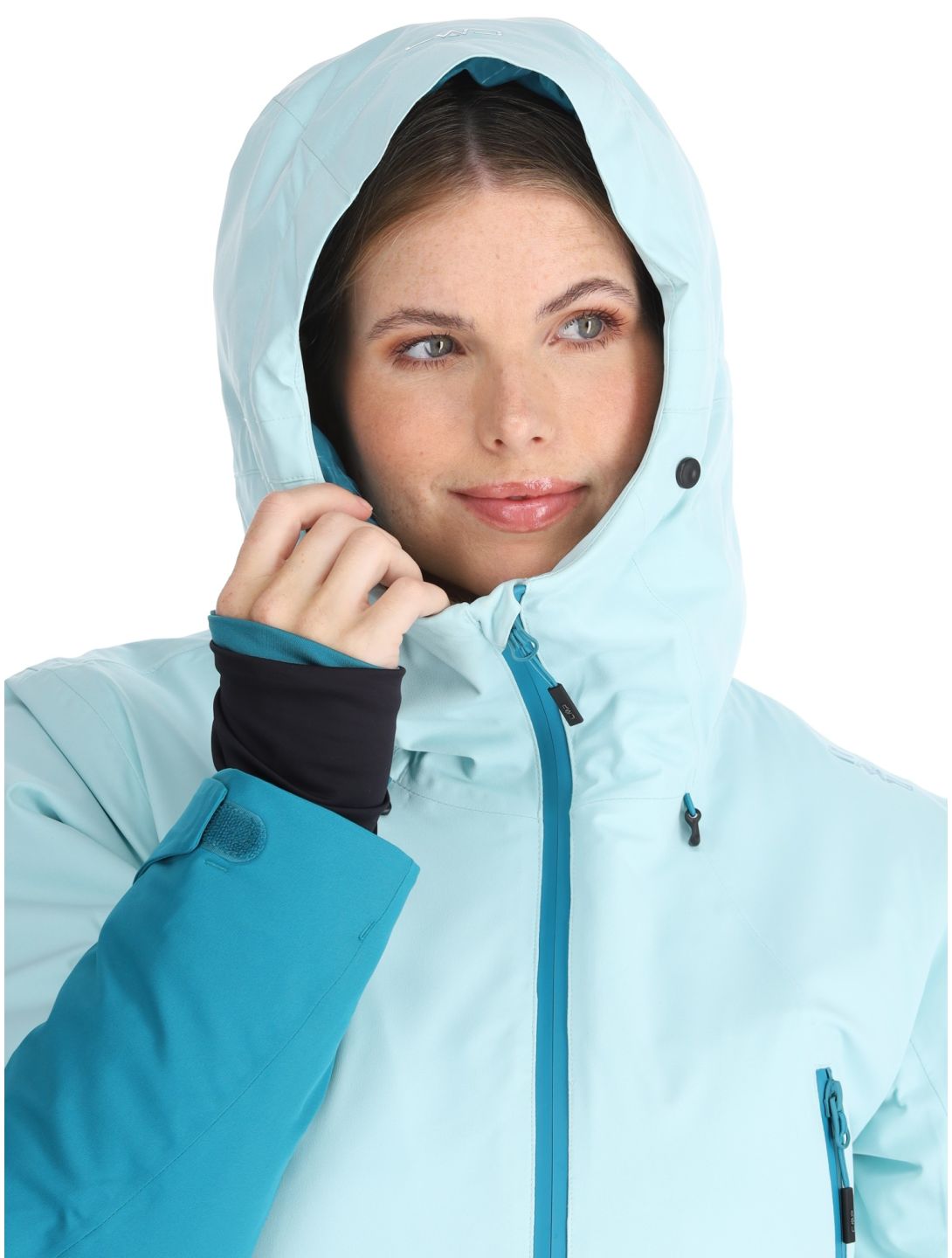 CMP, 34W2506 ski jacket women Aqua blue 