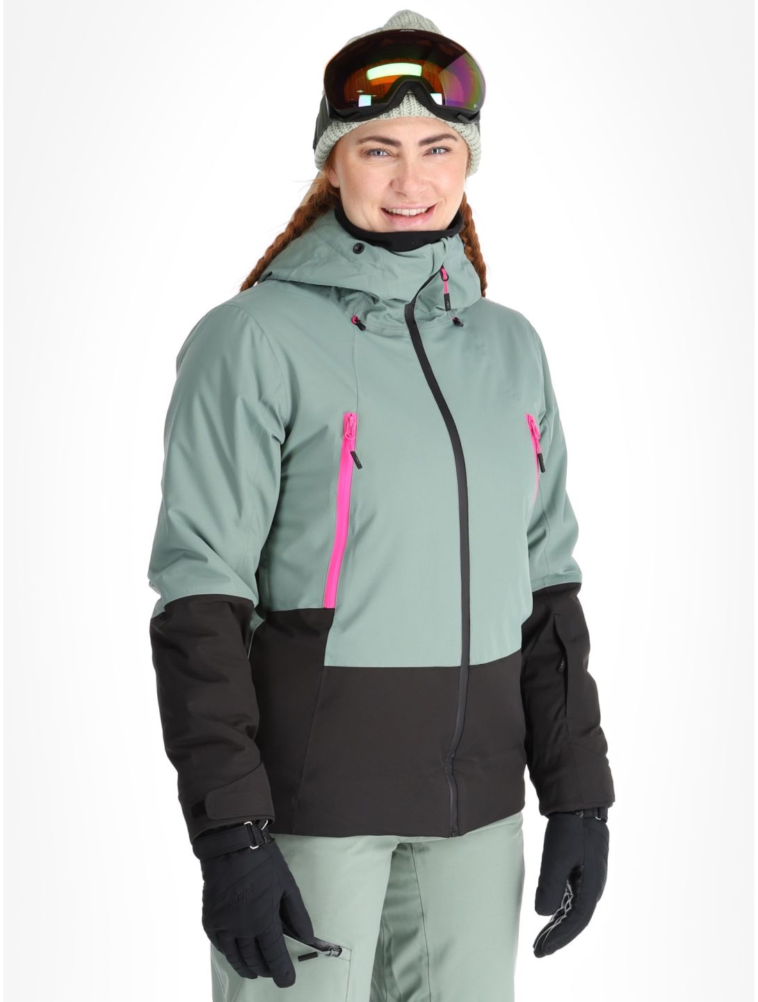 CMP, 34W2506 ski jacket women Mineral green 