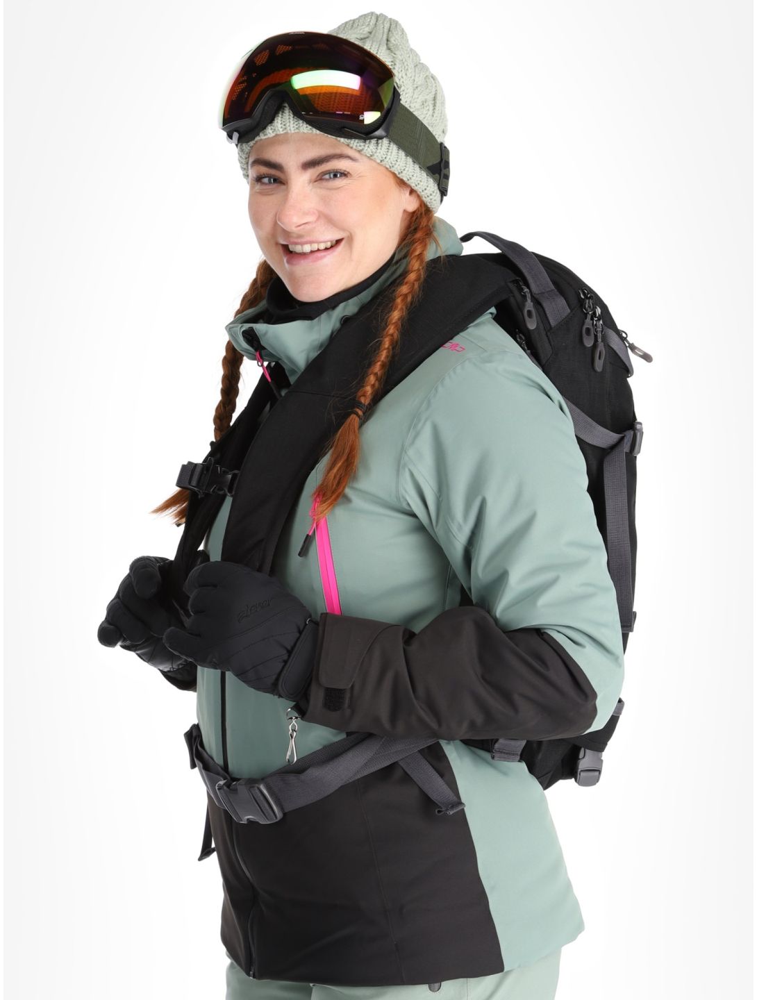 CMP, 34W2506 ski jacket women Mineral green 