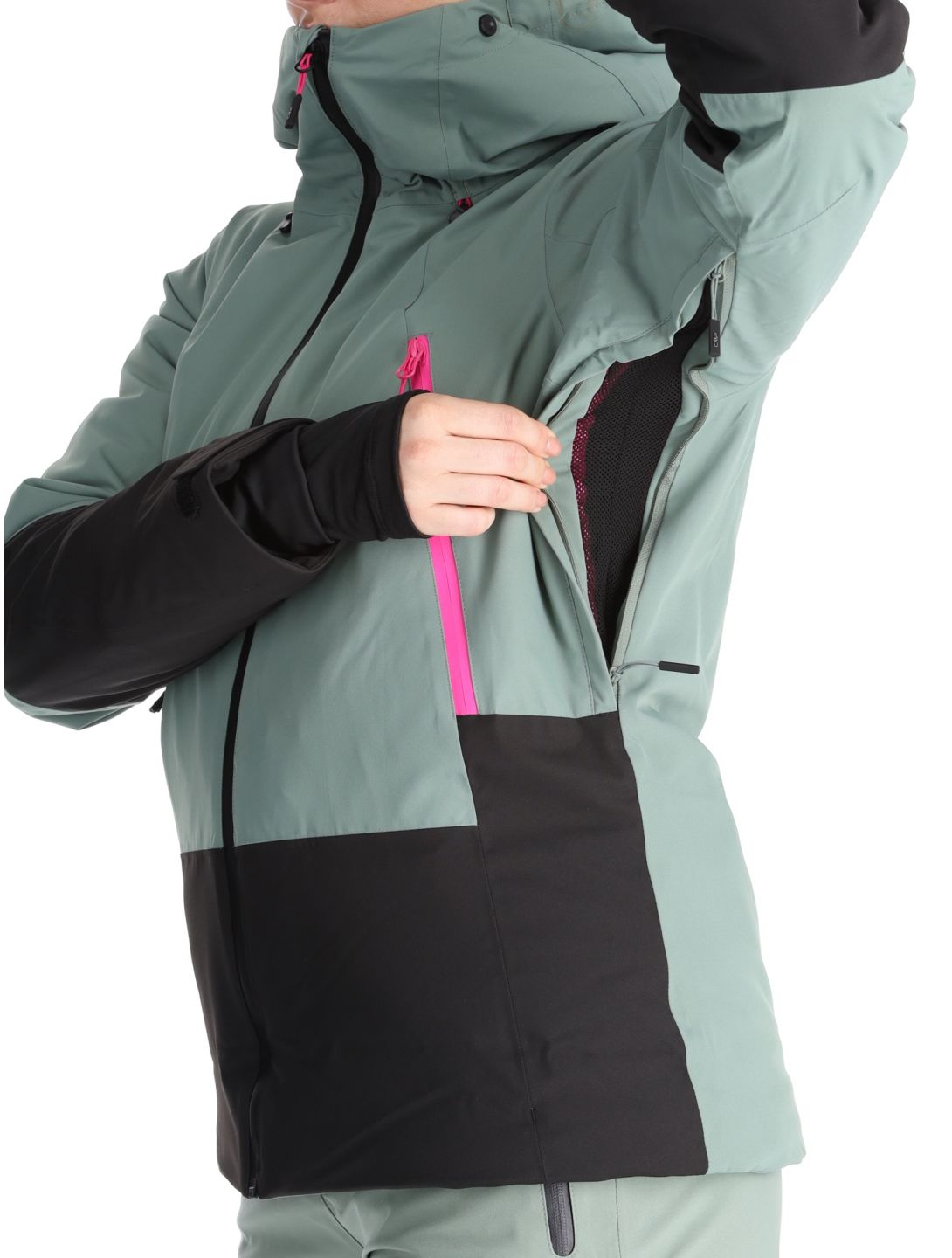 CMP, 34W2506 ski jacket women Mineral green 