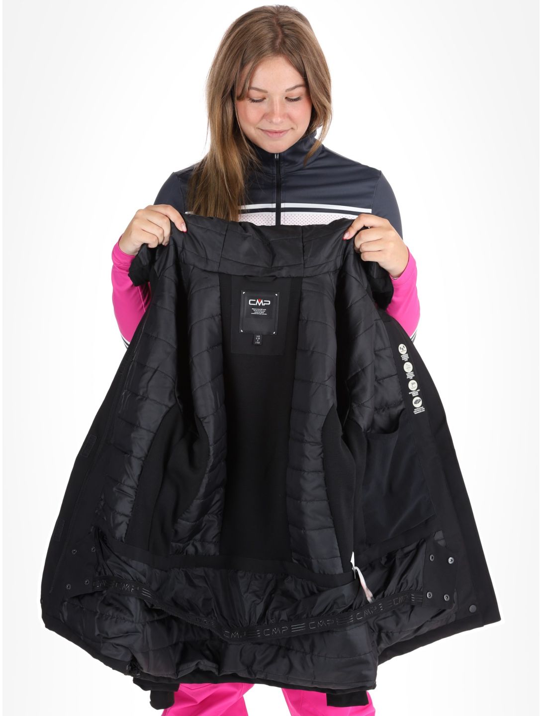 CMP, 34W3926 ski jacket women Black black 