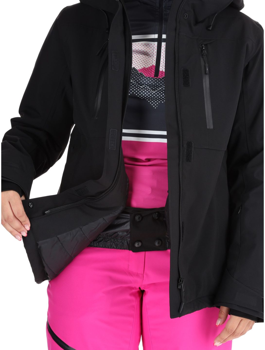 CMP, 34W3926 ski jacket women Black black 