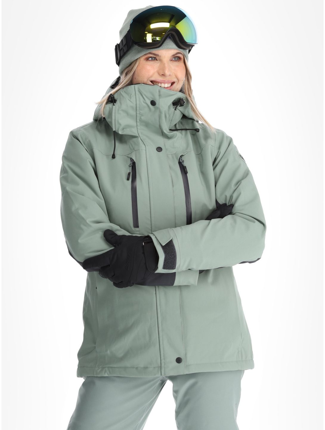 CMP, 34W3926 ski jacket women Mineral green 