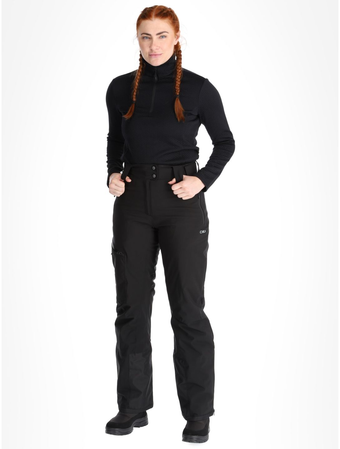 CMP, 34W3946 ski pants women Black black 