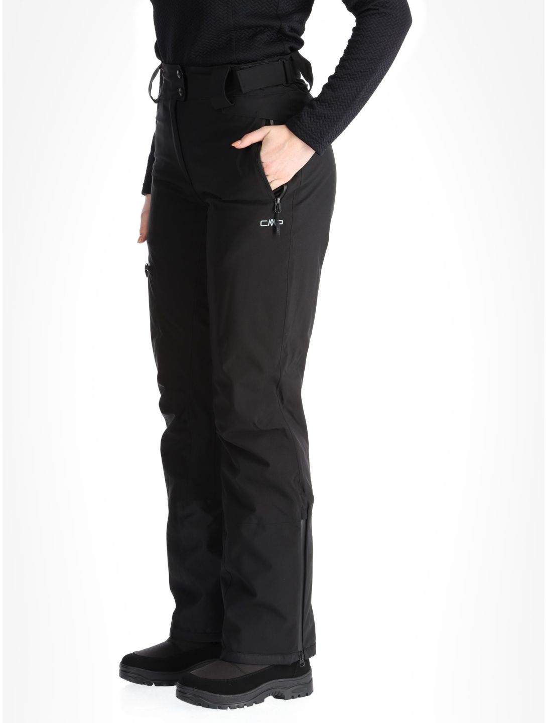 CMP, 34W3946 ski pants women Black black 