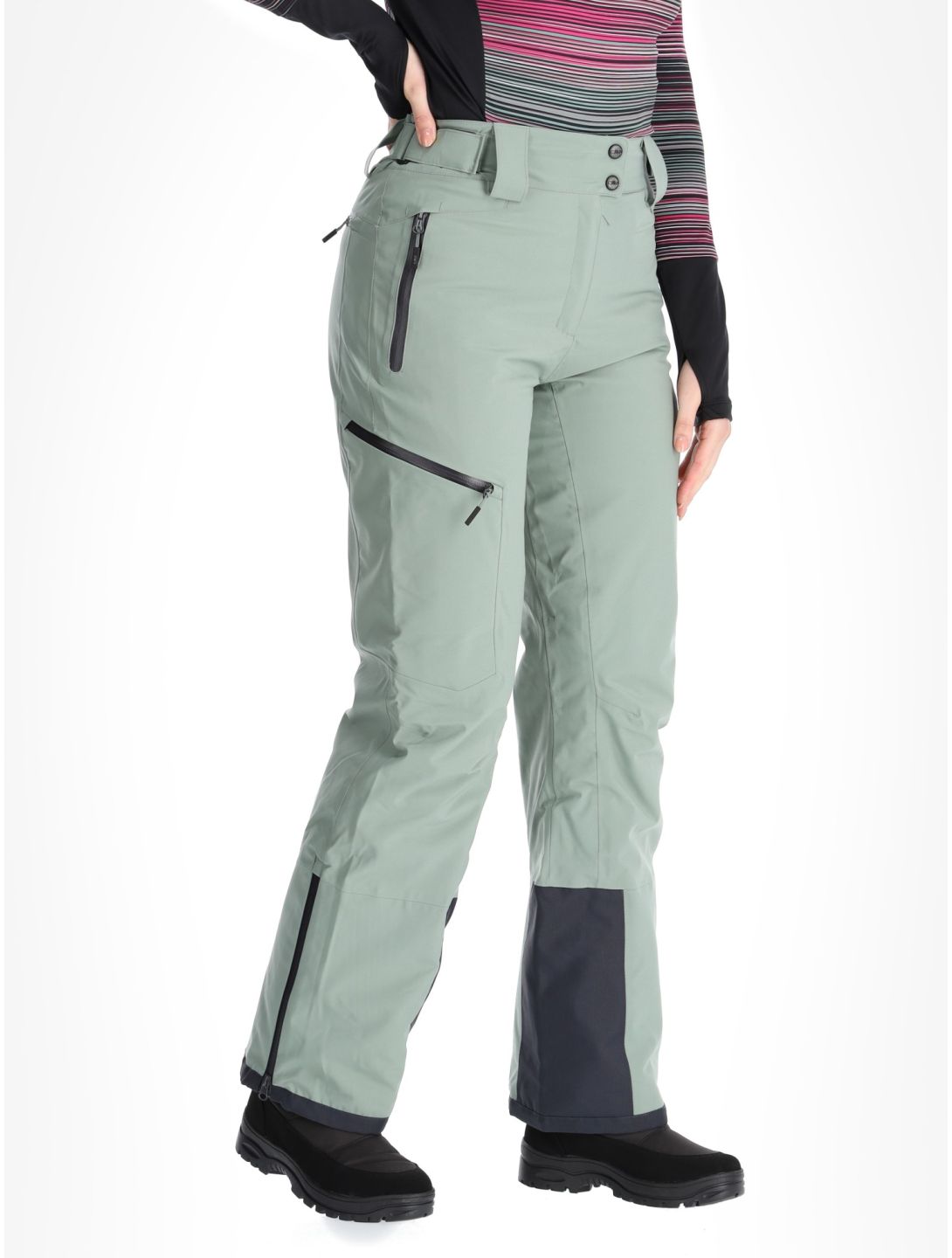 CMP, 34W3946 ski pants women Mineral green 