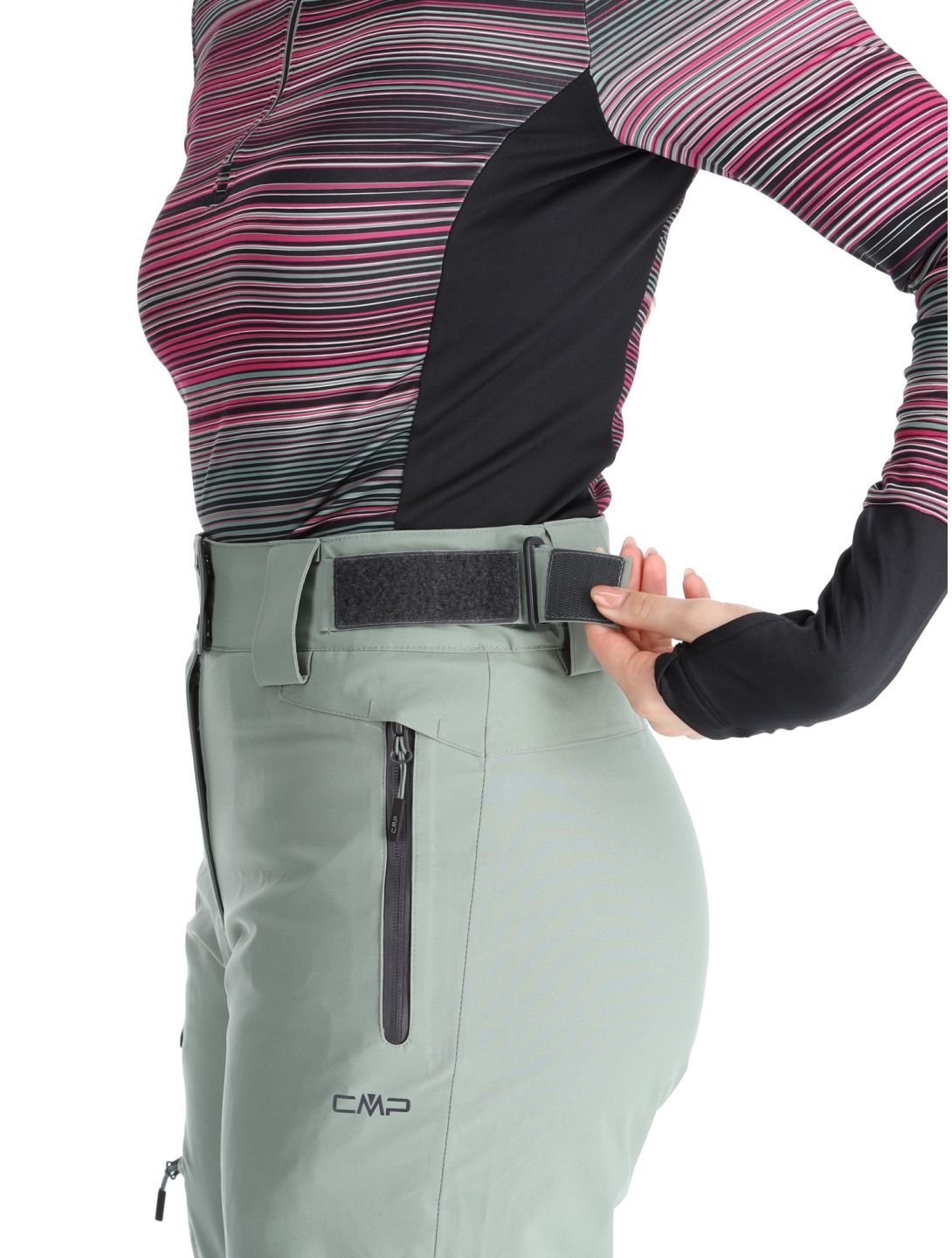 CMP, 34W3946 ski pants women Mineral green 