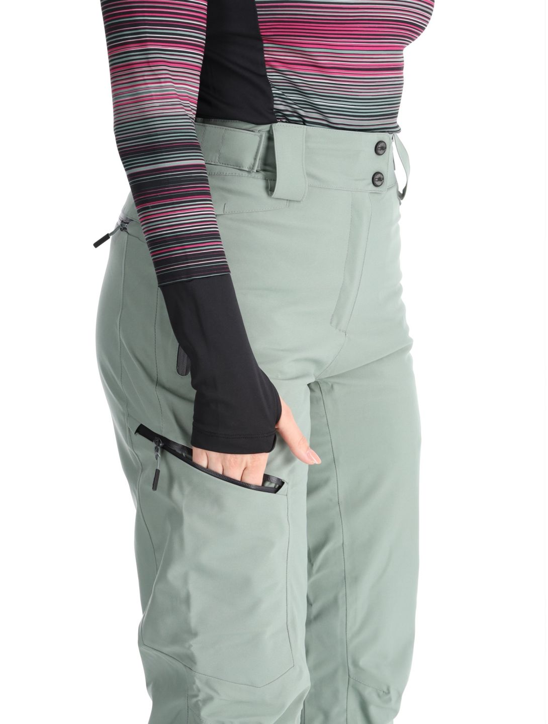 CMP, 34W3946 ski pants women Mineral green 