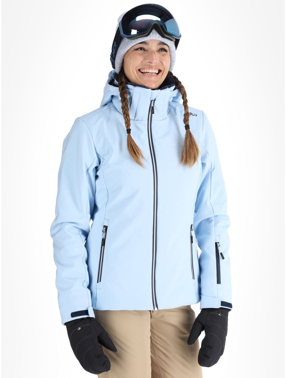 CMP, 34W3976 ski jacket women Skylight Blue blue 