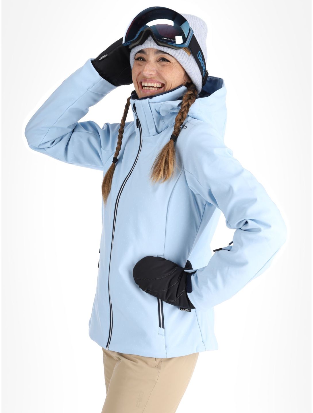 CMP, 34W3976 ski jacket women Skylight Blue blue 