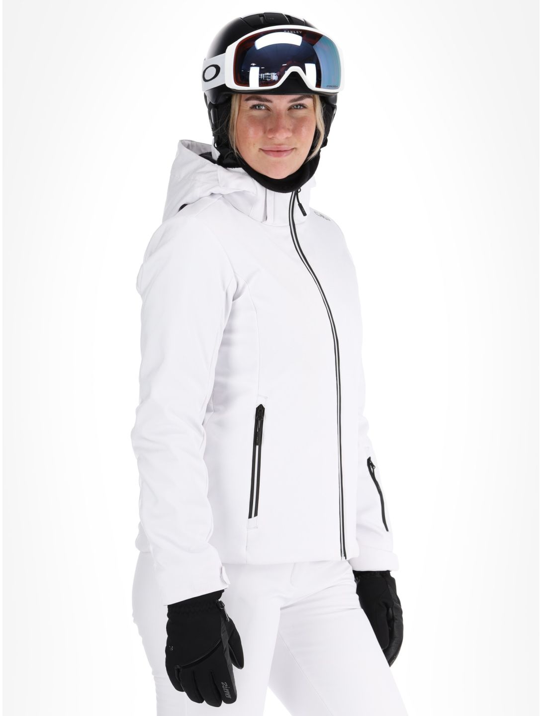 CMP, 34W3976 ski jacket women White white 