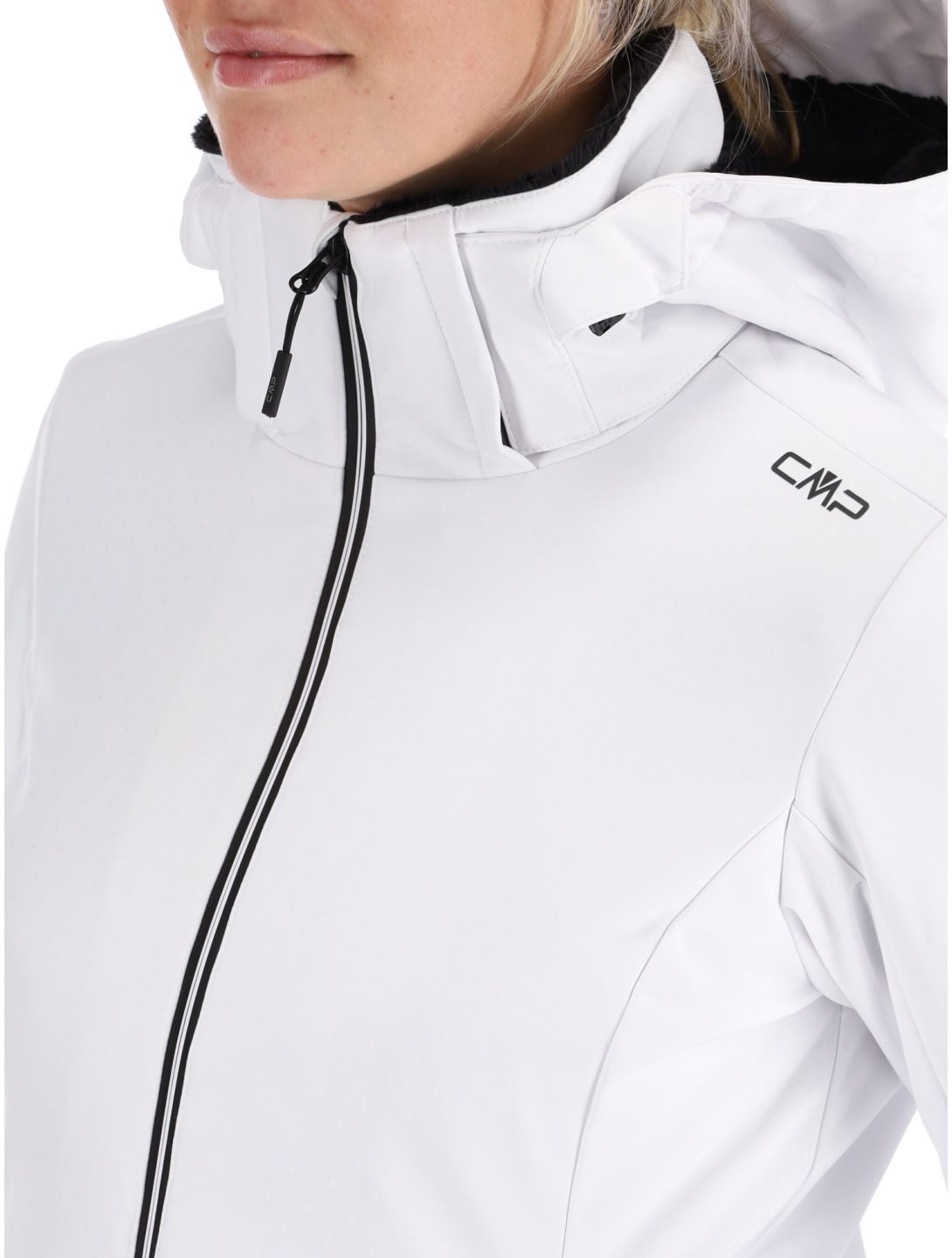 CMP, 34W3976 ski jacket women White white 