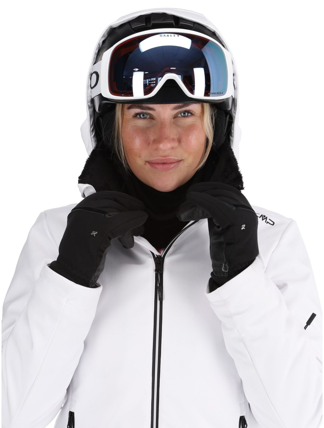 CMP, 34W3976 ski jacket women White white 