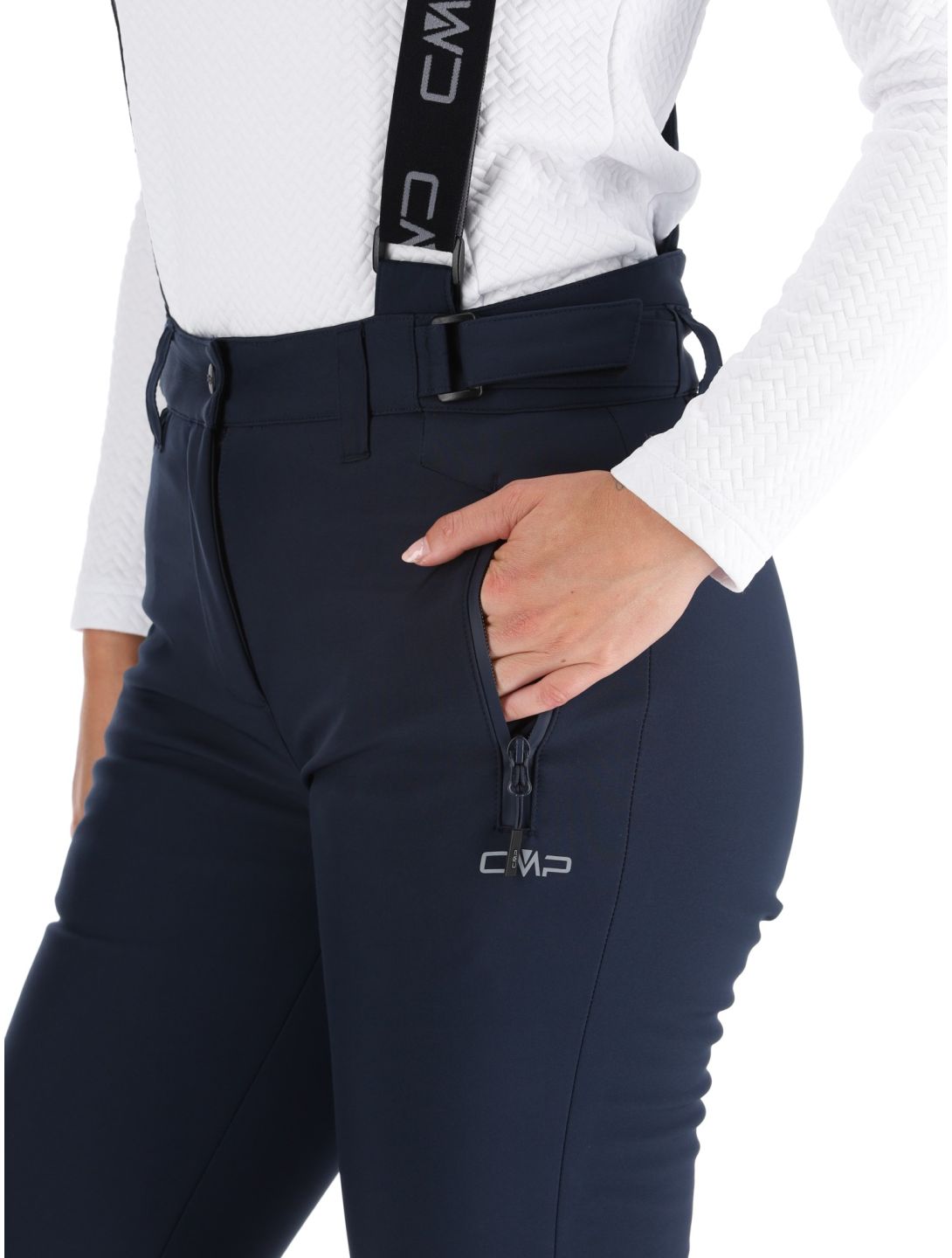 CMP, 34W4326 ski pants women Black Blue blue 