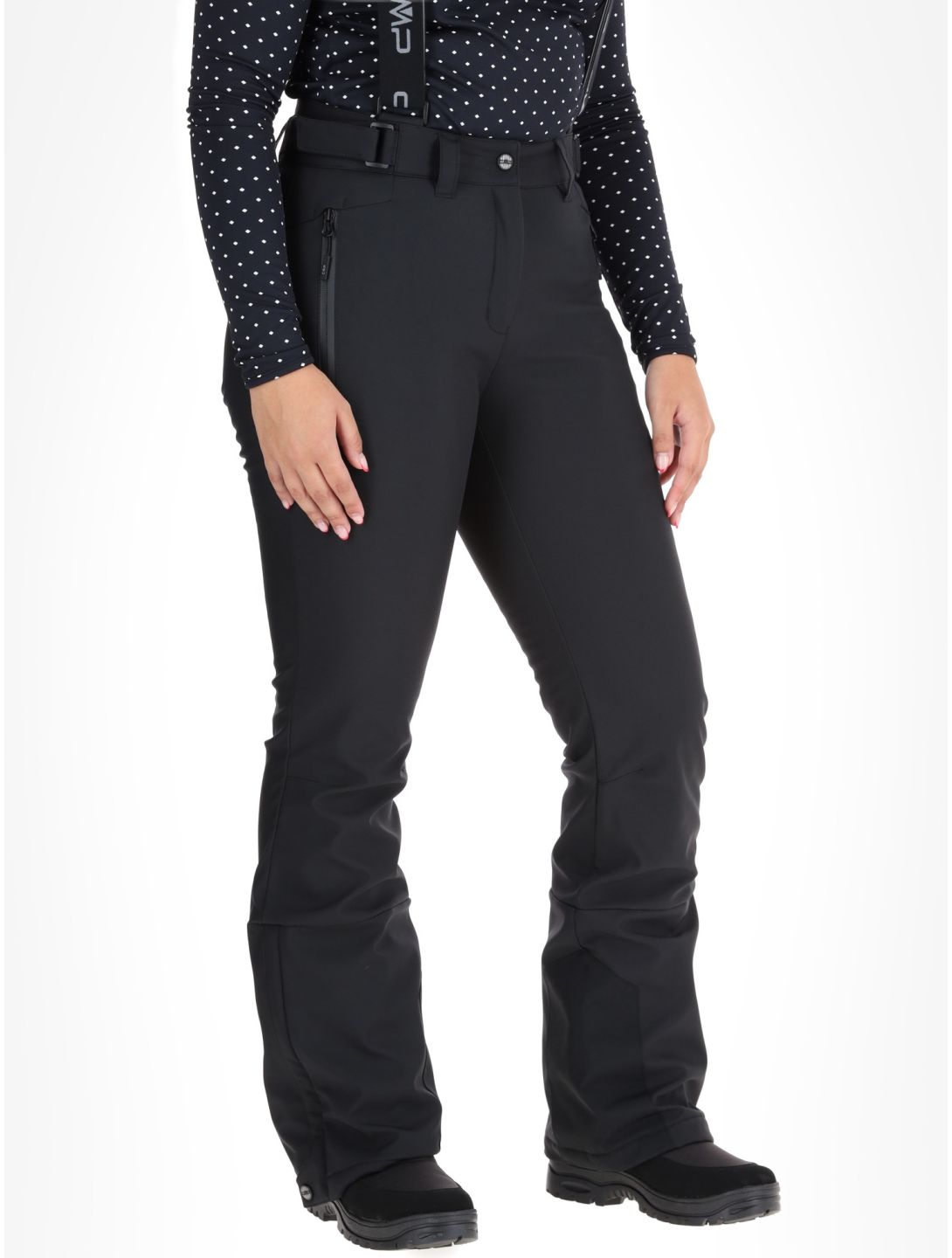 CMP, 34W4326 ski pants women Black black 