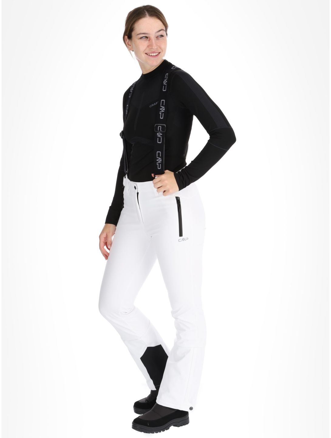 CMP, 34W4326 ski pants women White white 