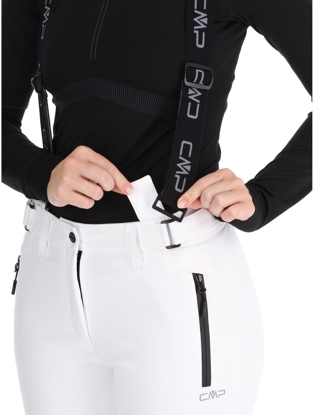 CMP, 34W4326 ski pants women White white 