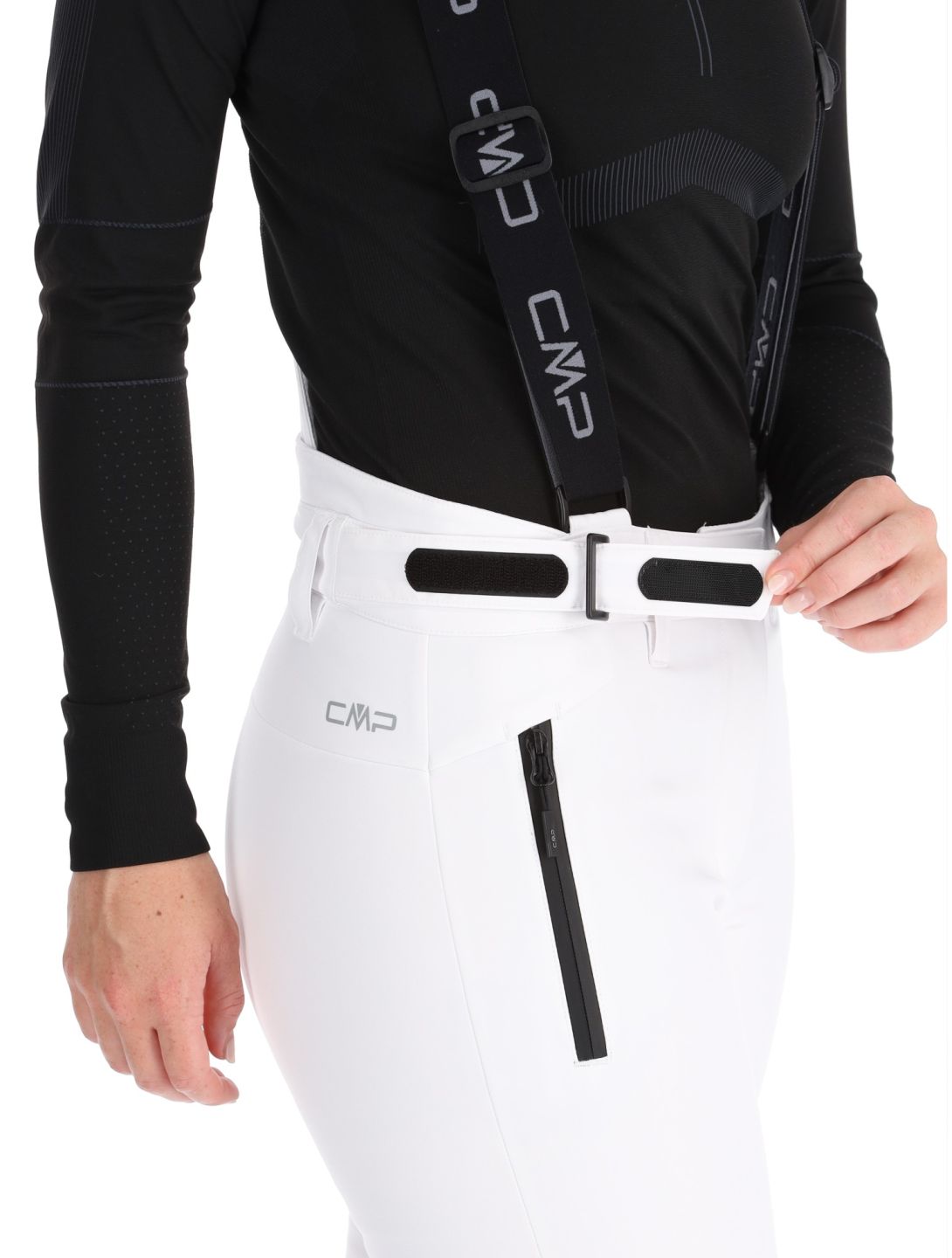 CMP, 34W4326 ski pants women White white 