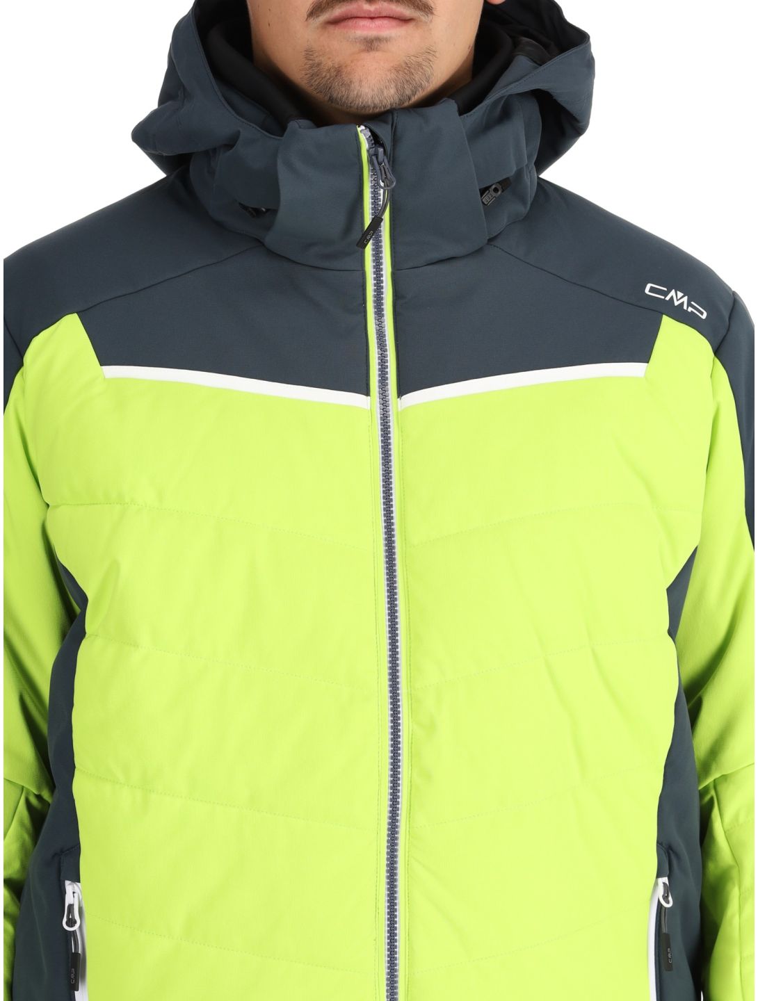 CMP, 34W4357 ski jacket men Acid green 