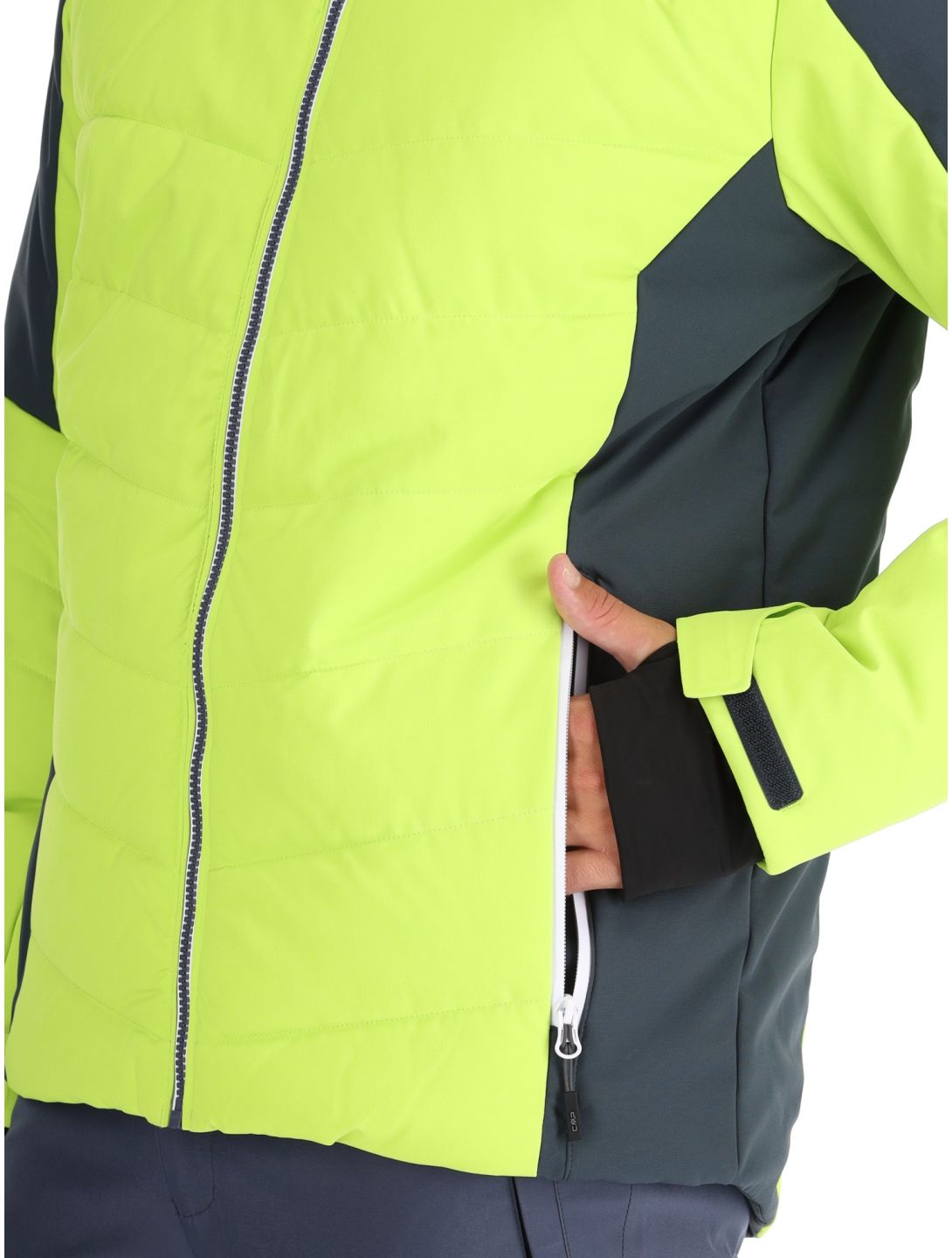 CMP, 34W4357 ski jacket men Acid green 