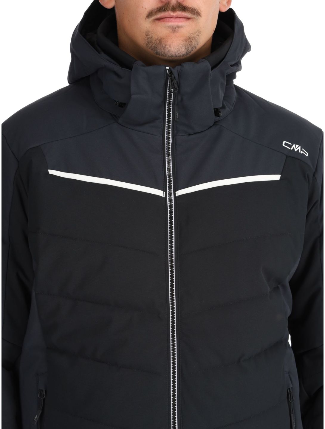 CMP, 34W4357 ski jacket men Black / Anthracite black, grey 